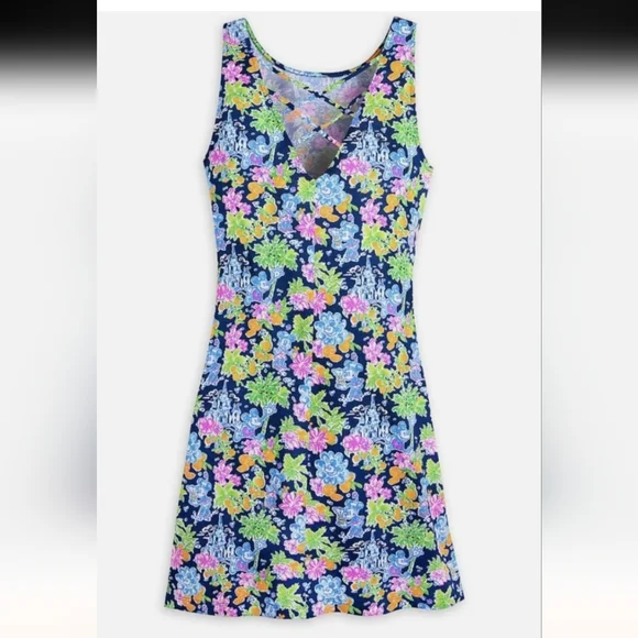 Lily Pulitzer Disney Inspired Floral Sleeveless Dress NWT - Picture 8 of 14